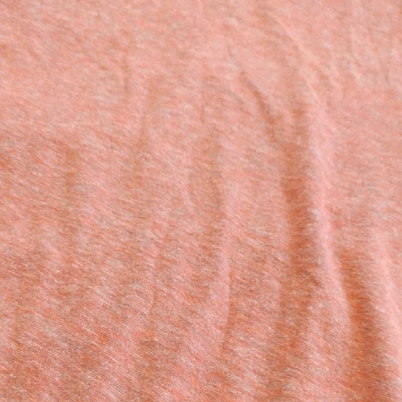 Carbon Men's Henley T-Shirt - Coral and Gray - Picture 6 of 7